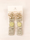 LOVE Tennis Earrings