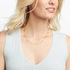 Julie Vos, Valencia Delicate Station Necklace - Mother of Pearl