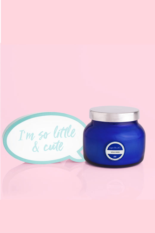8oz. Blue Petite Jar, Volcano