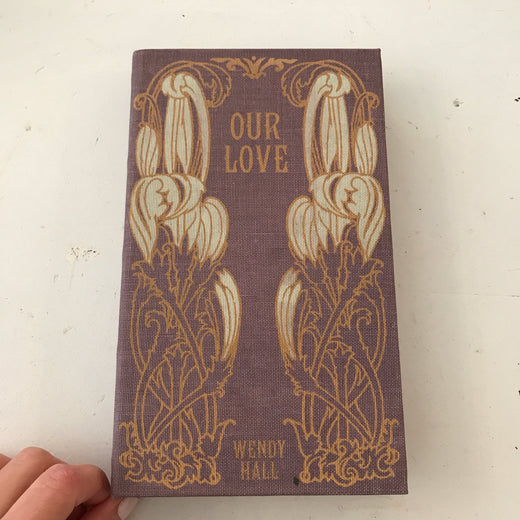 Our Love Canvas Storage Book