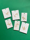 Initial Pendant Necklace --  Large Letter  1 1/2