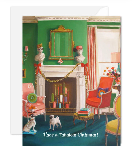 Have A Roaring Good Christmas Card – Janet Hill Studio