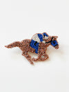 Horse Racing Lapel Pin
