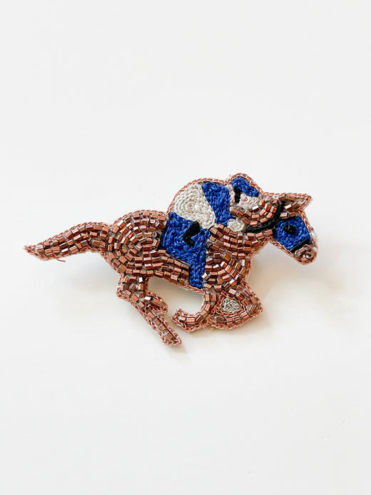 Horse Racing Lapel Pin