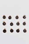 Zodiac Charm - Black Zodiac Charm