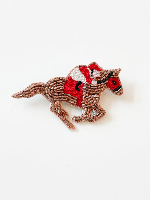 Horse Racing Lapel Pin