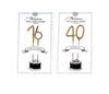 Sparkle Card Milestone Candle