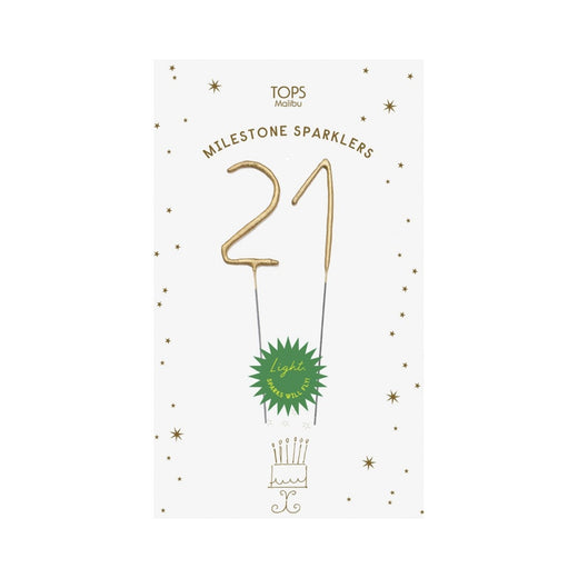 Sparkle Card Milestone Candle