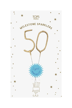 Sparkle Card Milestone Candle
