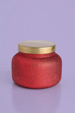 19oz. Volcano Red Glitter Signature Jar