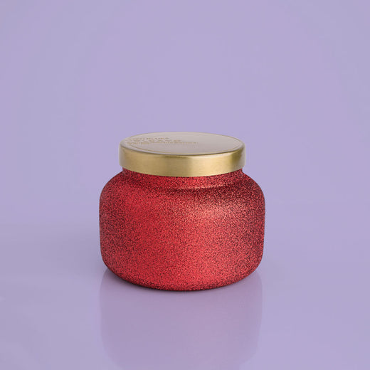 19oz. Volcano Red Glitter Signature Jar