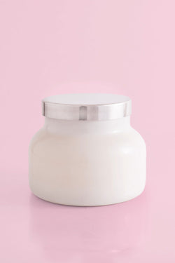 19oz. White Jar Candle, Volcano