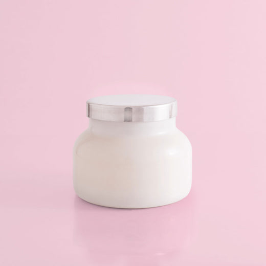 19oz. White Jar Candle, Volcano