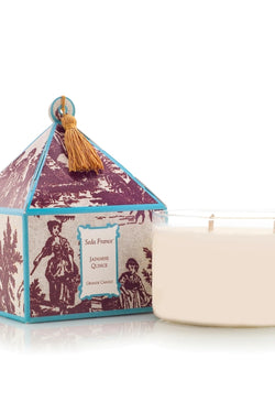 Japanese Quince Classic Toile Three-Wick Candle