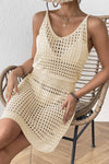 Knit Waist Beach Cover Up