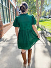 Eyelet Tiered Mini Dress