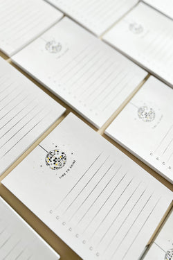 Time to shine Disco Ball Notepad