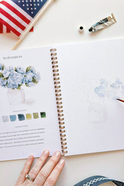 Americana watercolor workbook