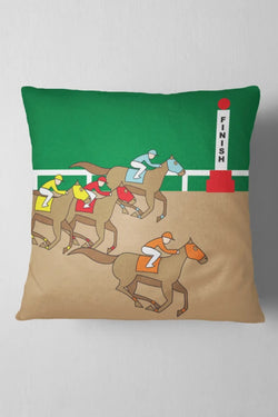 Derby Finish Line Pillow