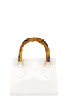 Bamboo Handle Jelly Handbag