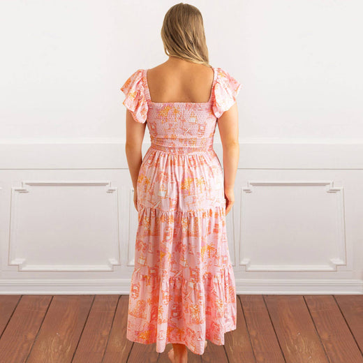 Sunset Toile Maxi Dress