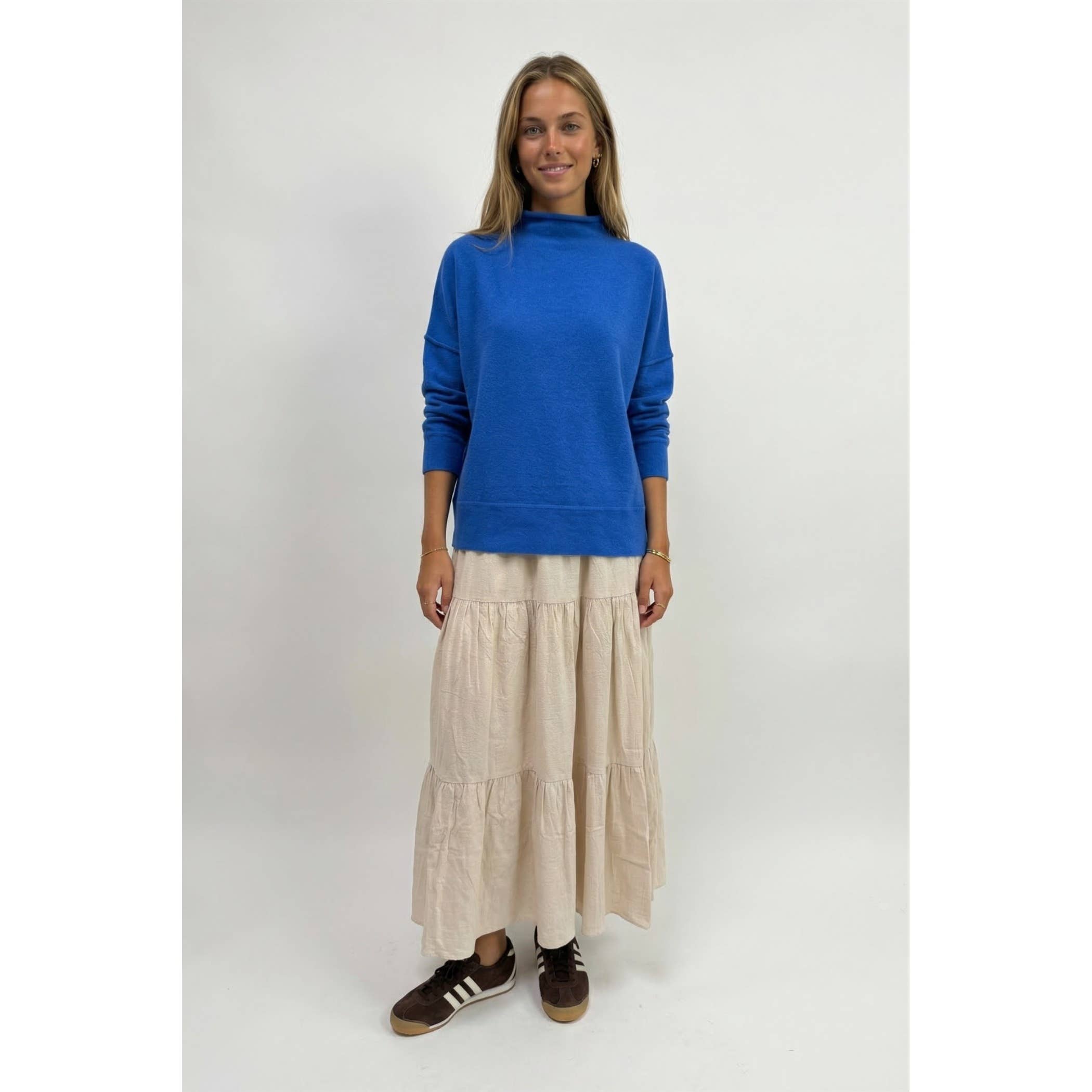 Mock Neck Pullover Sweater