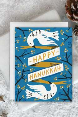 Hanukkah Doves Card