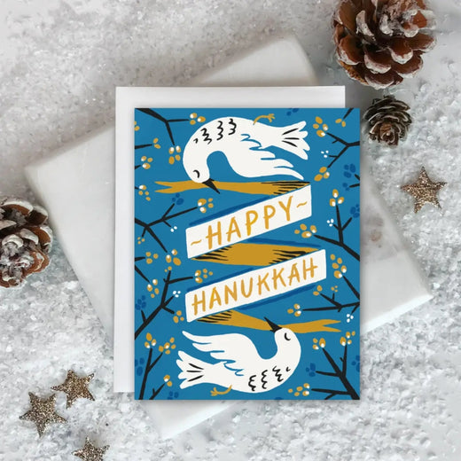 Hanukkah Doves Card