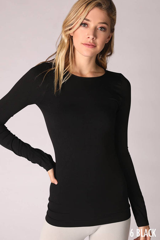 Nikibiki Long Sleeve Crew Neck Top