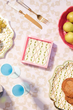 Acrylic Scalloped Cocktail Napkin Holders by Laura Park