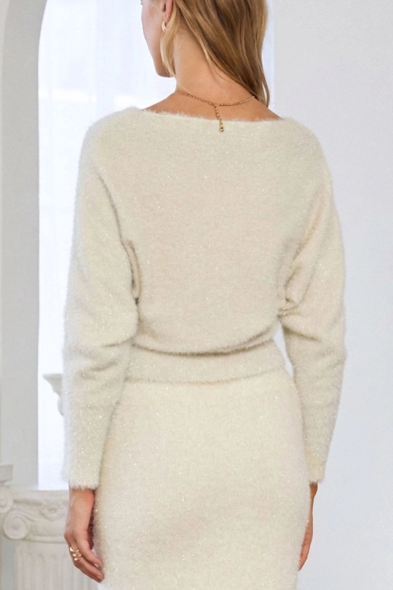 Shimmer Knit Sweater