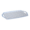 Blue Horse Racing Icons Melamine Tray