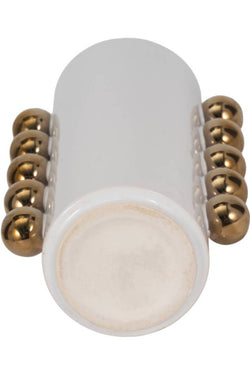 Cylinder Vase with Side Knobs