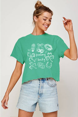 Feeling Lucky Graphic Top