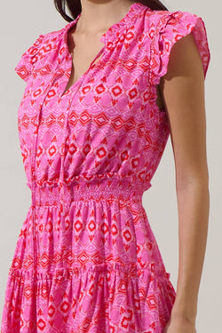 Mirany Ikat Mini Dress