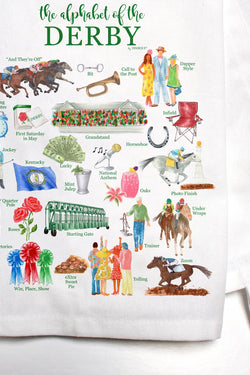 Derby Alphabet Bar Towel