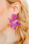 Linny Co Flora Statement Earrings