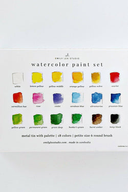 Watercolor Paint Set