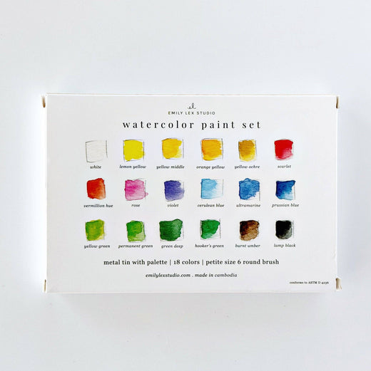 Watercolor Paint Set