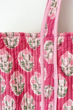 Buta Block Print Tote Bag