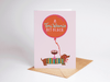 A Tini Weenie Bit Older Espresso Dog Birthday  Card