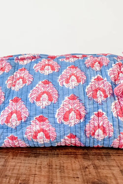 Extra Large Block Print Pouch