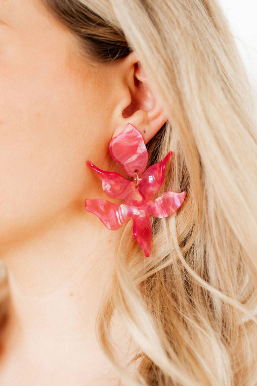 Linny Co Flora Statement Earrings