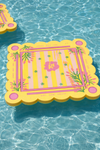 Floating Mahjong Tile Mat in Palm Springs Yellow