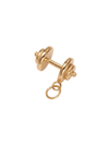 Gold Dumbbell Charm