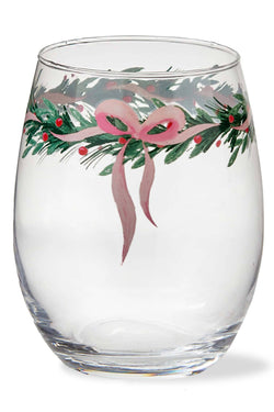 Very Merry Stemless Wine Glass