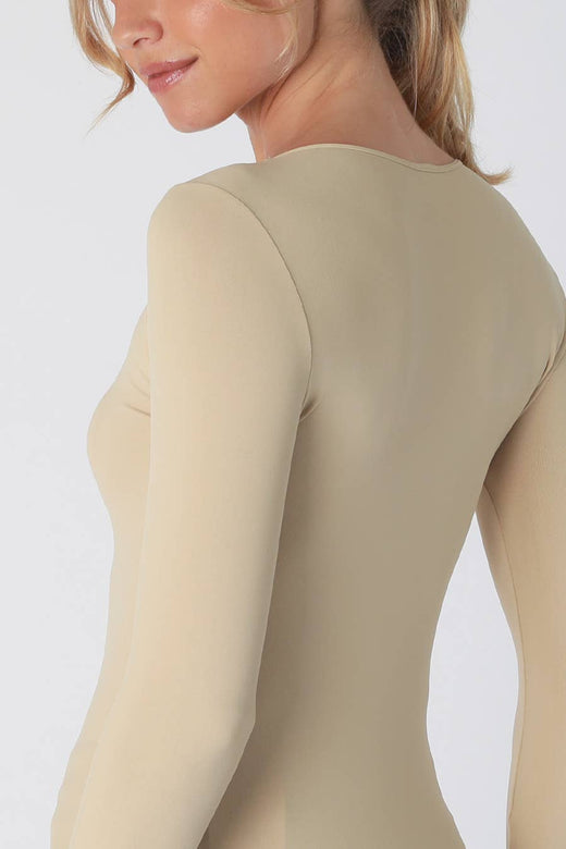 Nikibiki 3/4 Sleeve Crew Neck Top