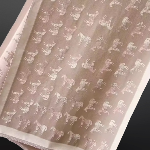 “Winter Horses” Equestrian Western Scarf