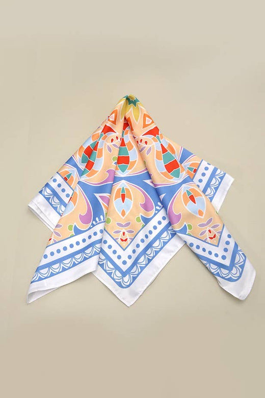 Paisley Silky Feel Bandana Scarf
