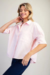 Stripe Detailing Button Down Shirt